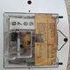 Pendule mural vintage en formica