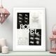 Vintage poster 30 years Rolex 30x40cm frameless