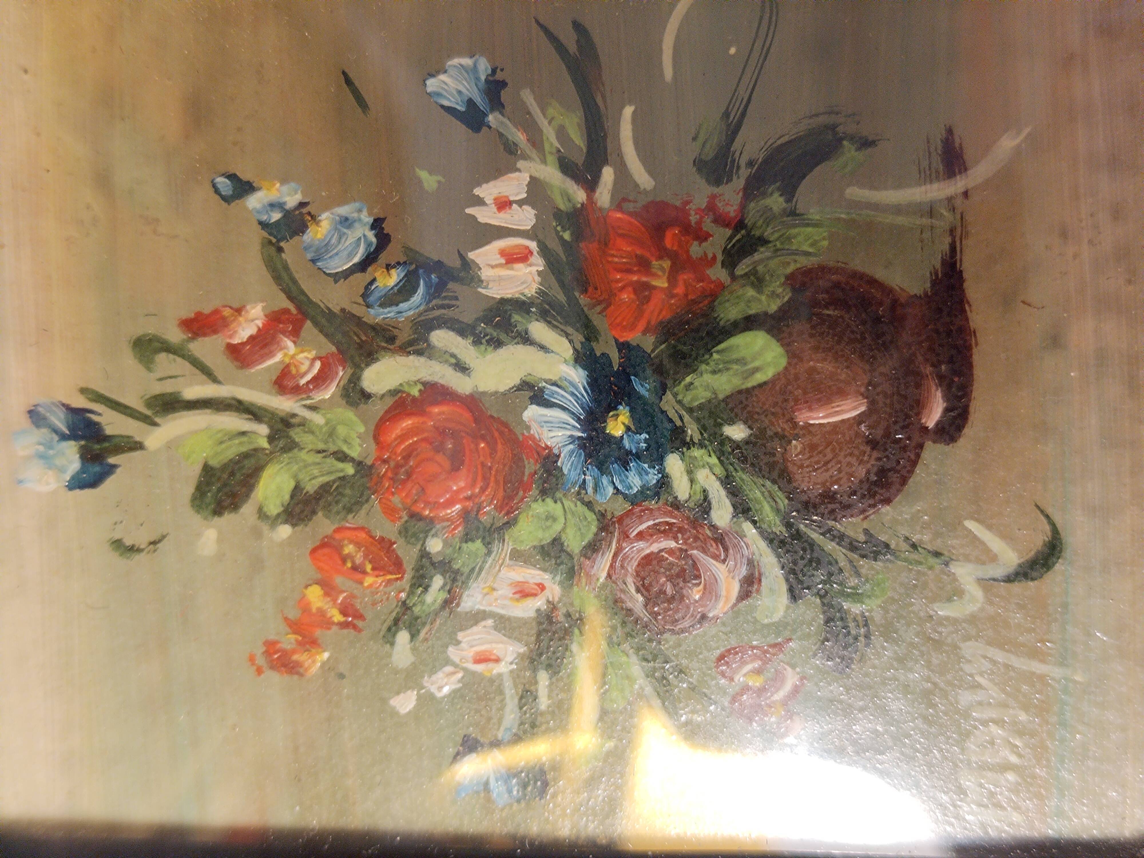 Miniature bouquet painting
