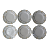Terre de fer 6 assiettes plates Savigny