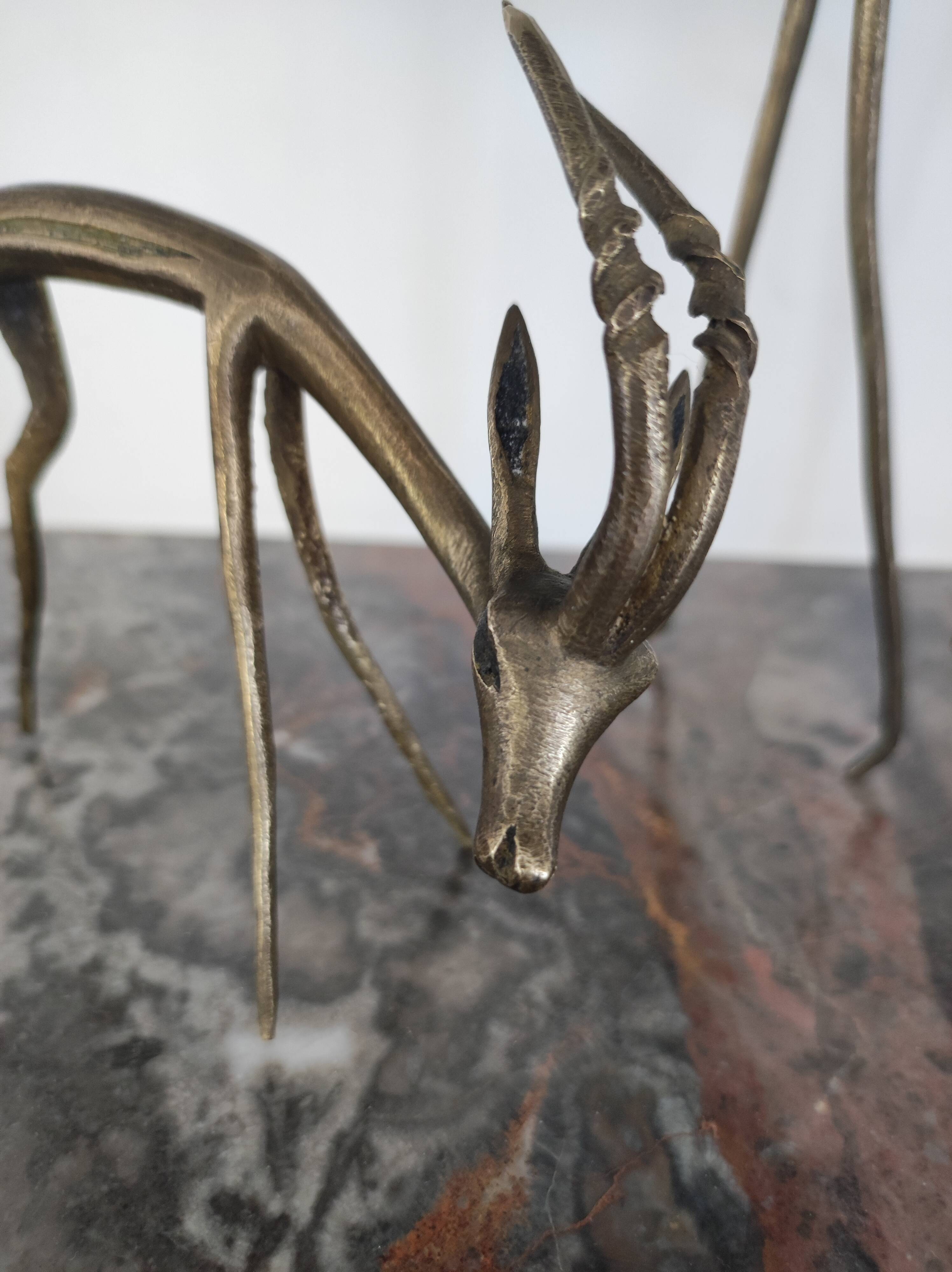 Brass antelopes