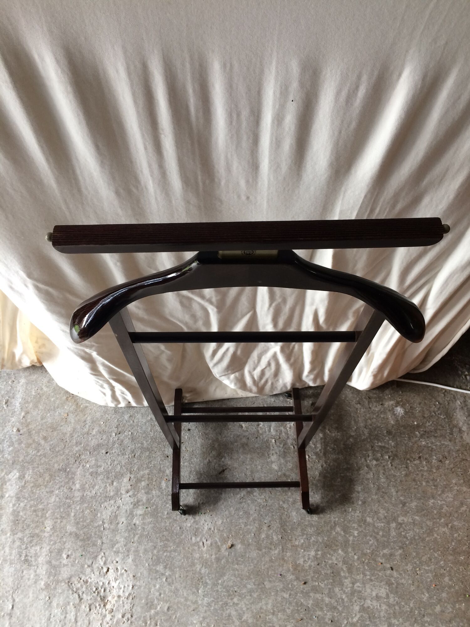 Valet de chambre Fratelli Reguitti bois made in Italy vintage