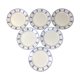 Six "Berthe" K & G Luneville  plates