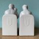 Dutch Schoonhoven ceramic bookends by Fancoise Carbius for NBC