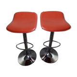 2 vintage bar stools 80