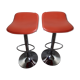 2 vintage bar stools 80
