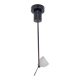 Vintage Pradina Telescopic Spotlight in White Glass, Italy, 1980