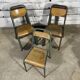 Set of 13 stella school chairs