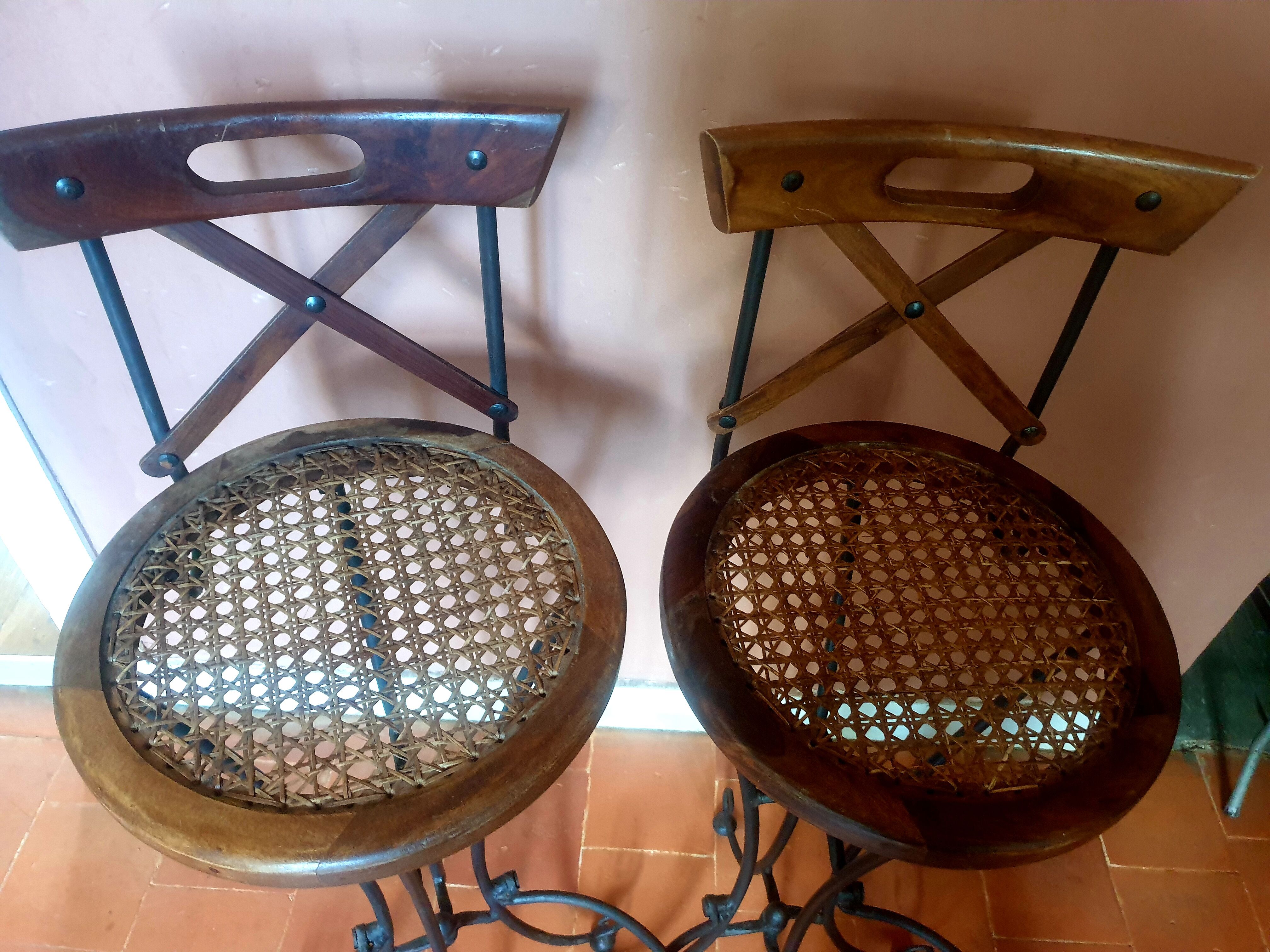 Pair of bistro stools