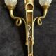 rare applique 1st Empire solid bronze Egyptian sphinx