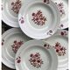 Assiette creuse en faïence HBCM modèle Martine