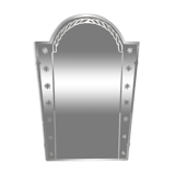 Engraved and beveled mirror Venetian