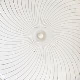 Vintage ceiling lamp with acrylic striped shade