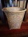 Basket in woven rattan, 1920s-1930s