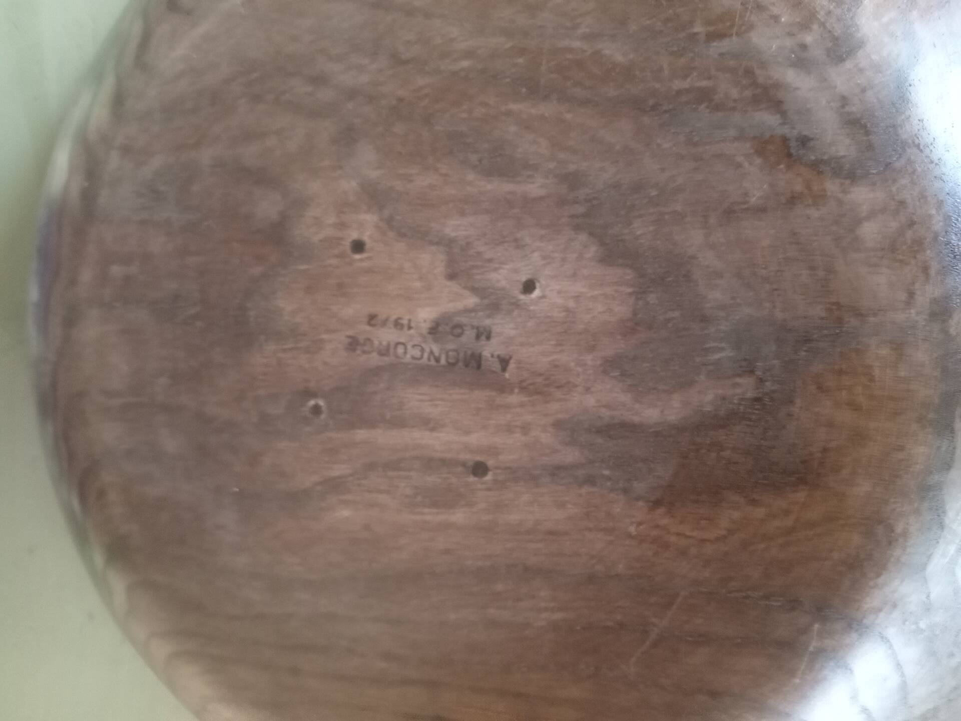 Wooden plate