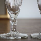 Set de 4 flûtes à champagne en verre