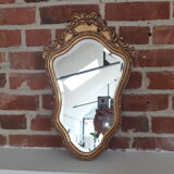 Golden mirror 32x41cm