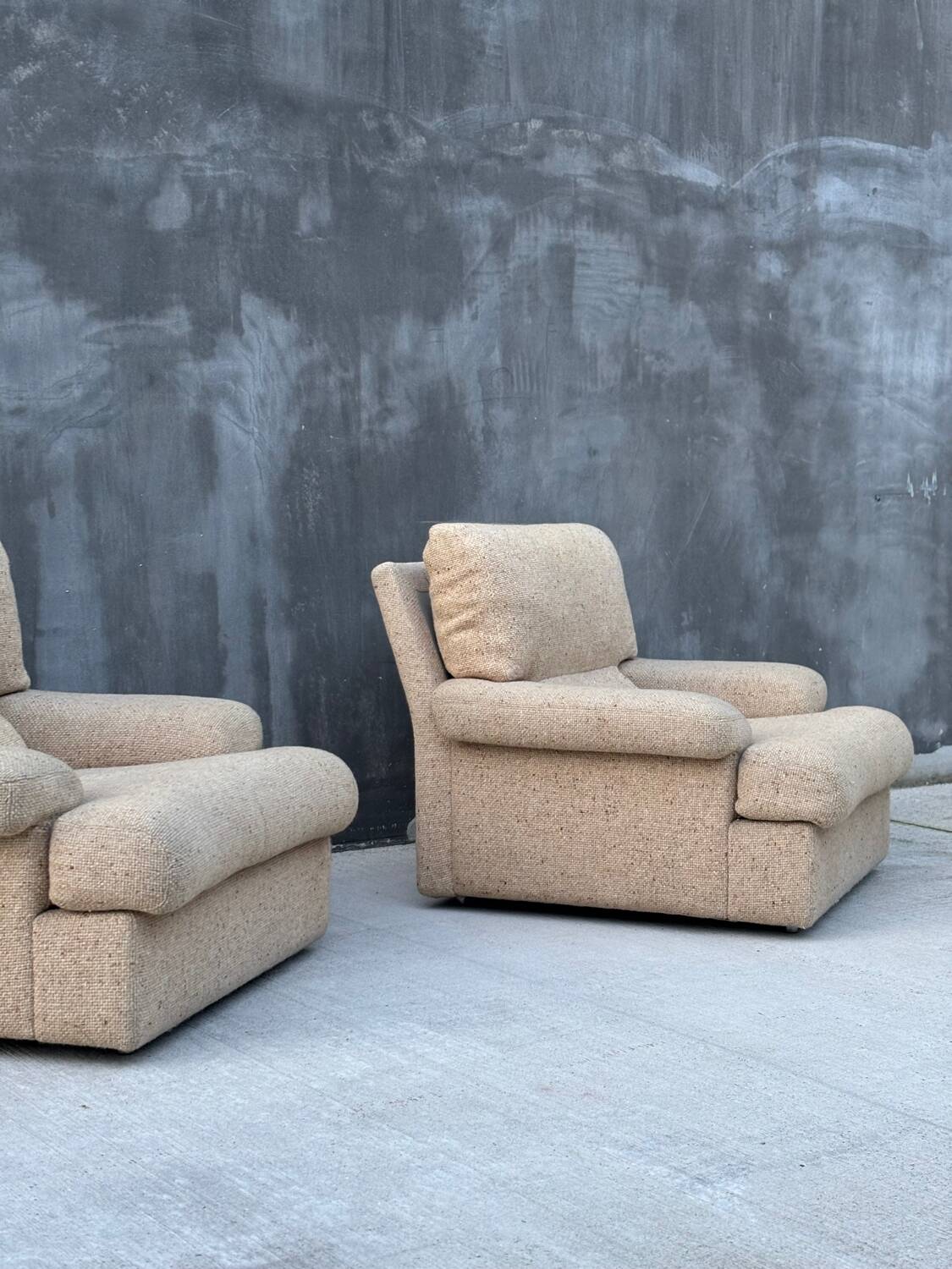 Paire de fauteuils, années 70-80