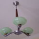 Lustre en opaline des années 1960