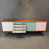 Scandinavian teak enfilade "Ice Cream"