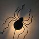 Wall lamp in iron Mid Century Modern spider style from the 1960s.