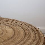 Large vintage wicker box