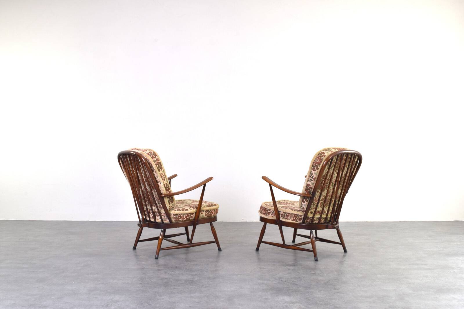 Vintage Armchairs by Lucian Ercolani for Ercol, 1960s, Set of 2.