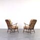 Vintage Armchairs by Lucian Ercolani for Ercol, 1960s, Set of 2.