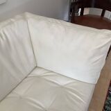 Roche Bobois leather two-seater sofa