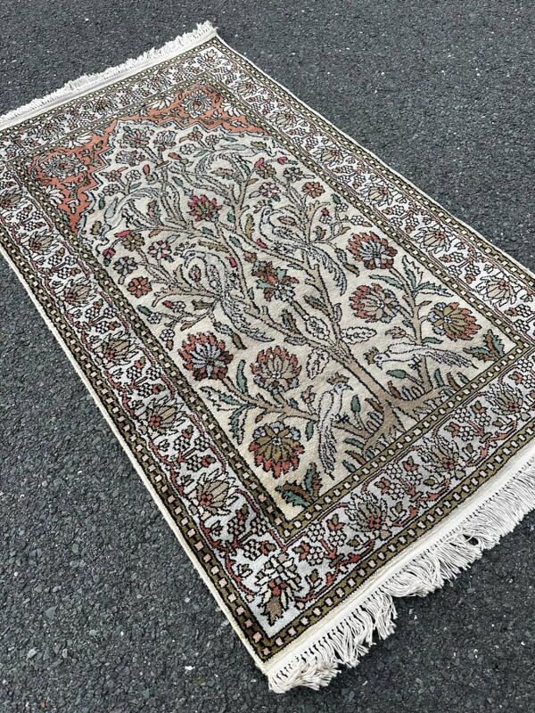 Tapis turc en soie