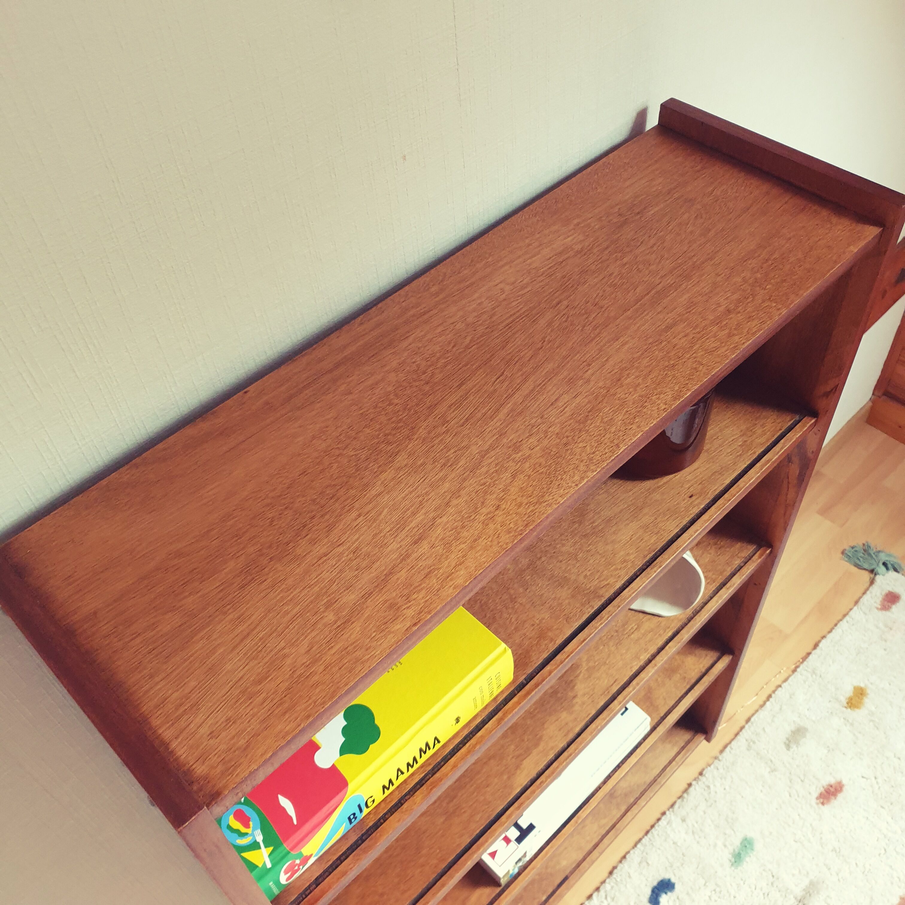Vintage library / modernist vintage storage cabinet