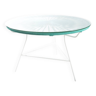 Turquoise green Zipolite coffee table