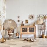 Console vitrée art déco