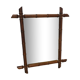 Ancient bamboo mirror 66 cm x 54 cm