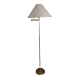 70s brass reading lamp with articulated arm Germany