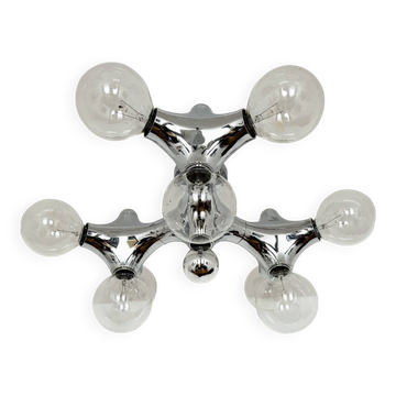 Sputnik Gemini Flush Lamp by Gebrüder Cosack