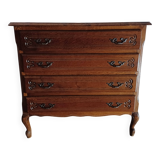 Louis XV style four-drawer chest of drawers