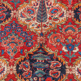 Ancient Persian Oriental rug handmade baktiari 3.00 x 2.07 m