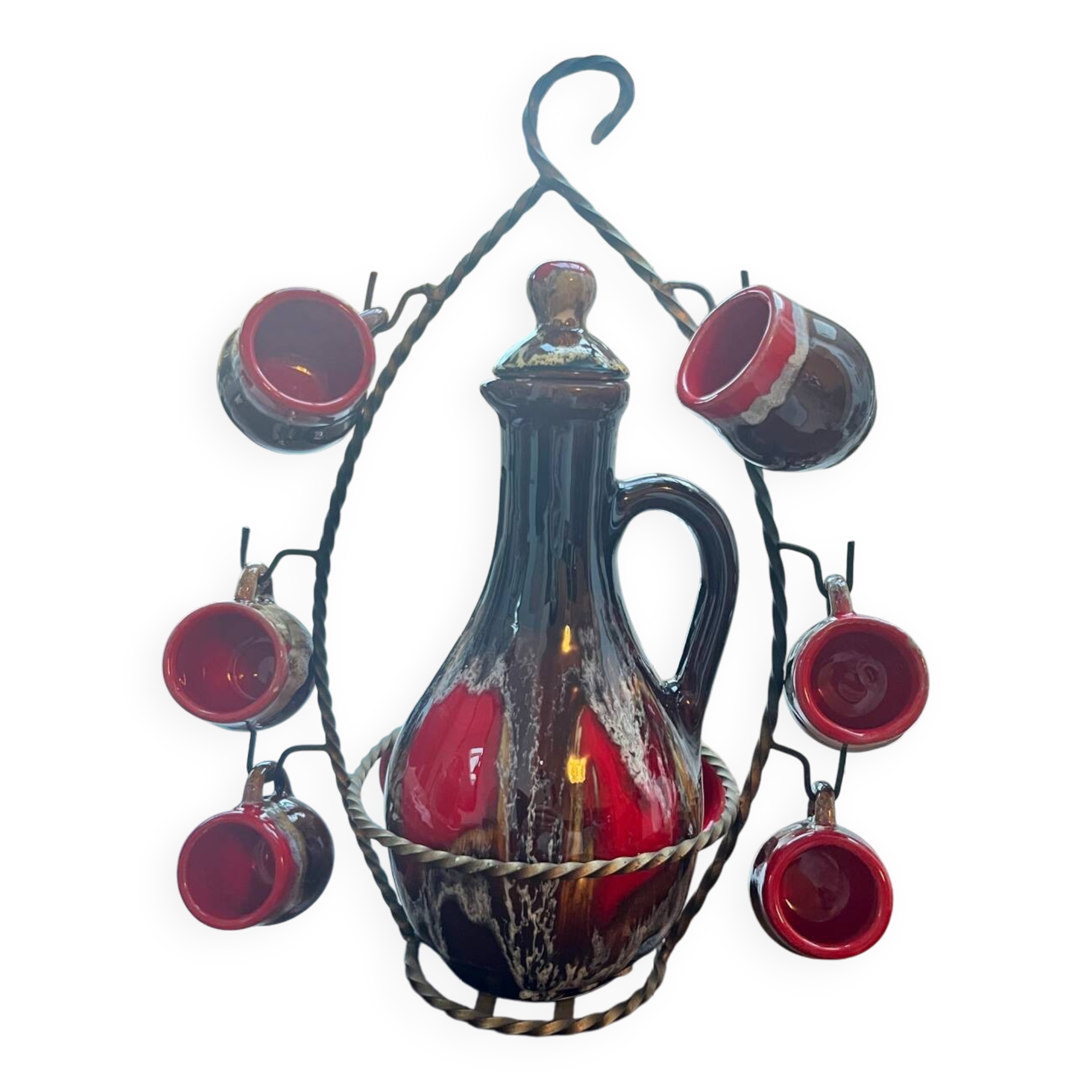 Ceramic liqueur service