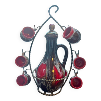 Ceramic liqueur service