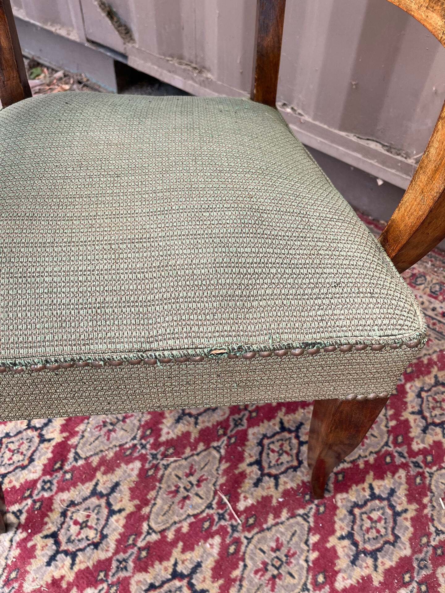 Pair of bridge armchairs