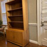 Vintage wooden library/display cabinet