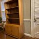 Bibliothèque/vitrine vintage en bois