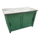 Buffet vintage avec plateau en ciment