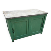Vintage buffet with a cement top