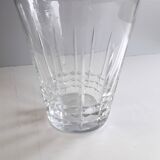 Carafe / ewer in chiseled crystal - 1950