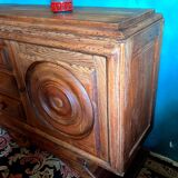 Buffet, Charles Dudouyt, vers 1940, Art déco, brutalisme, modernisme