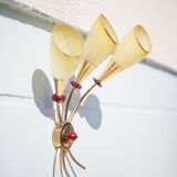 Lunel house, 3-burner wall lamp