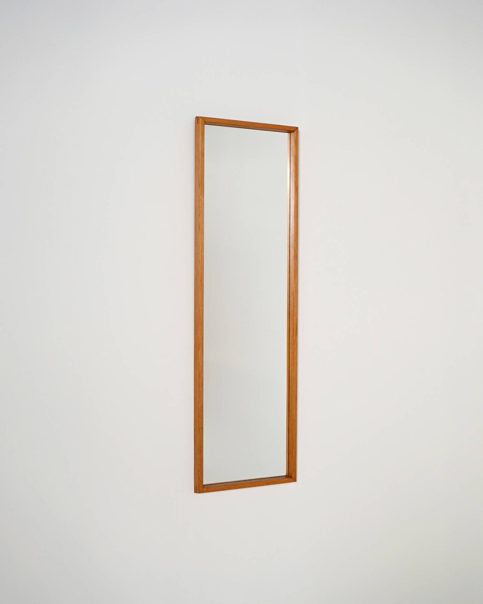 Miroir en chêne "Glas-Mäster", années 1950-1960