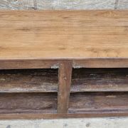 Buffet - glass TV cabinet in Burmese teak